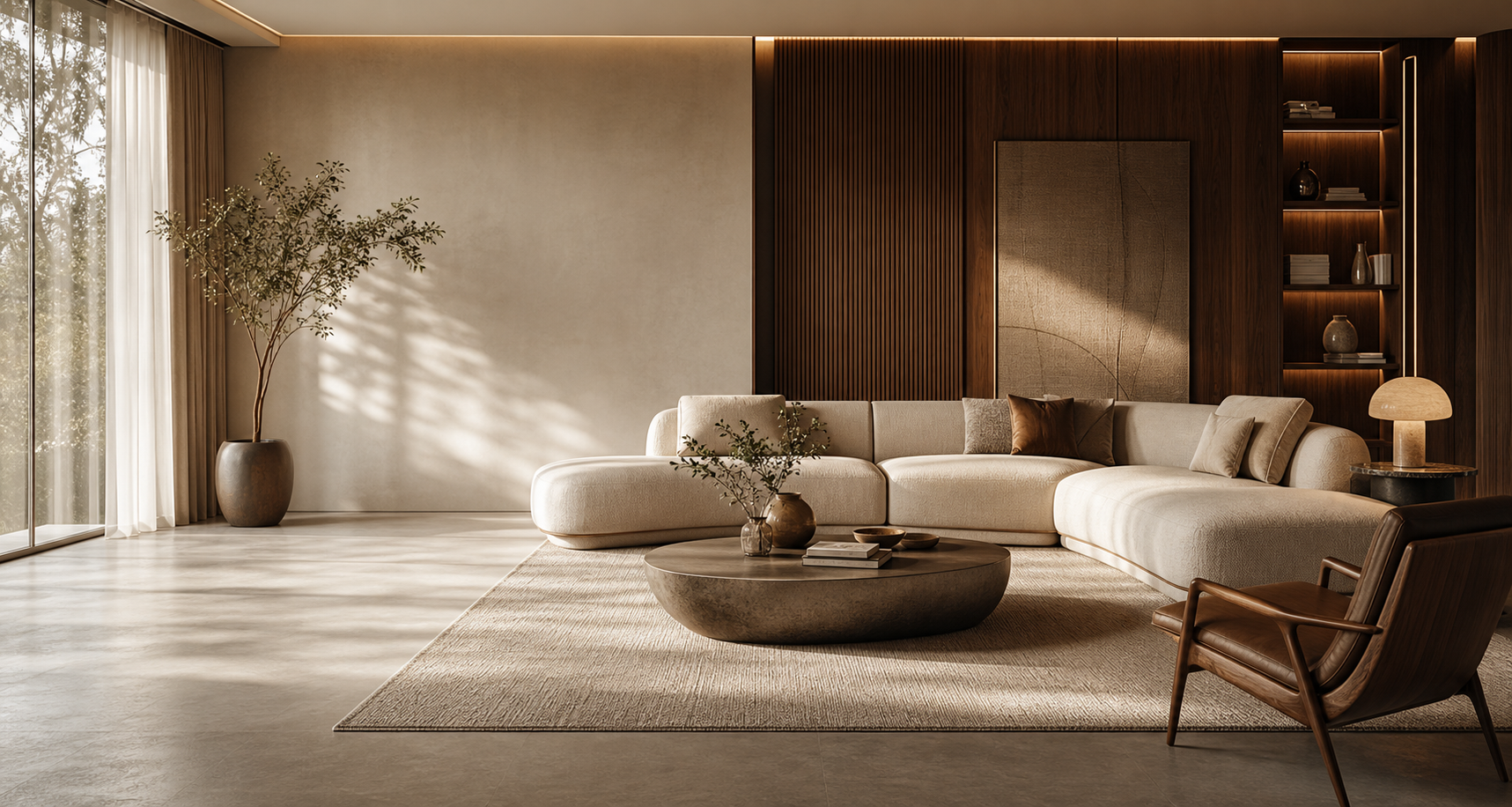 Aveline sofa styled living room
